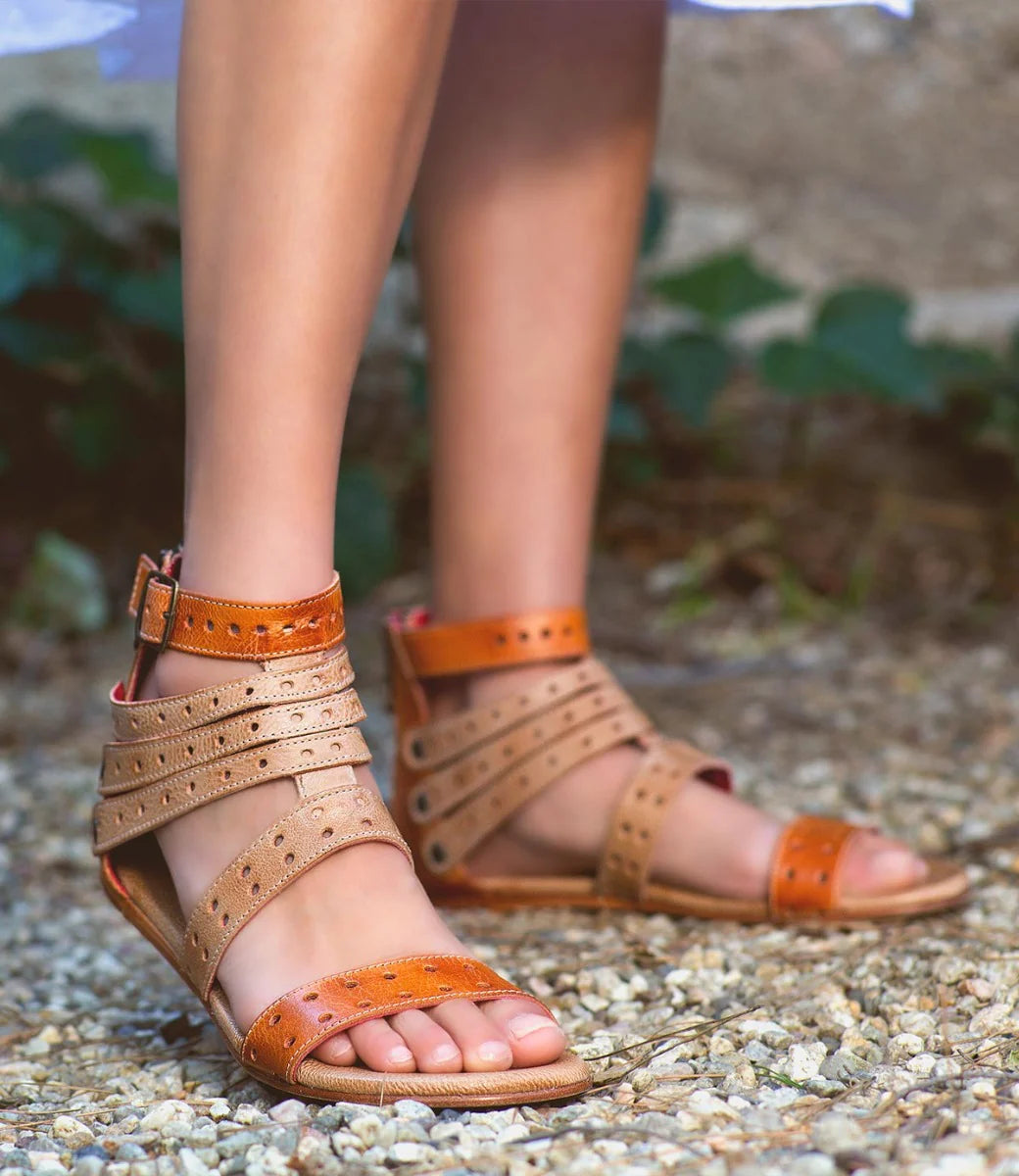 BedStu Artemis M Pecan Oats Rustic Sandals