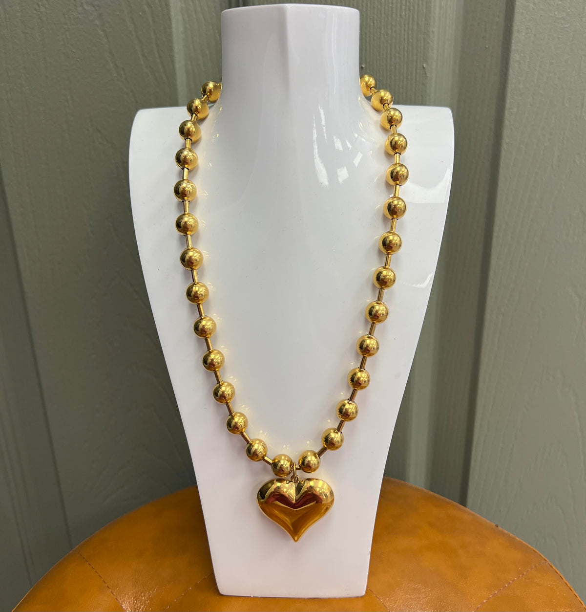 Chunky Heart  Necklace
