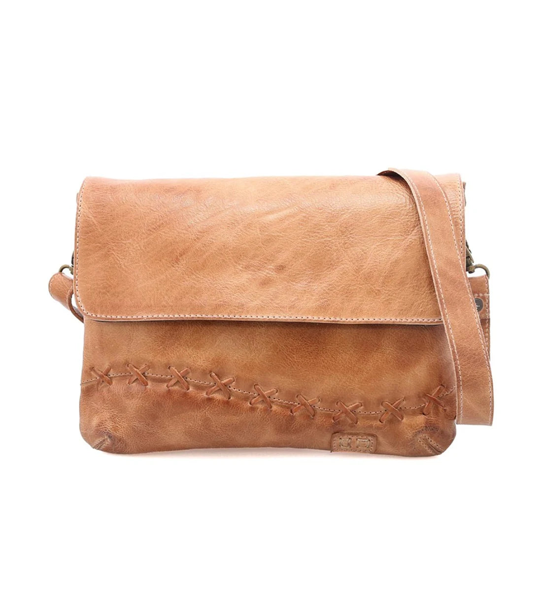 BedStu Cleo Tan Rustic Bag