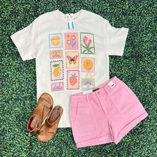 Floral Magic Oversized Tee