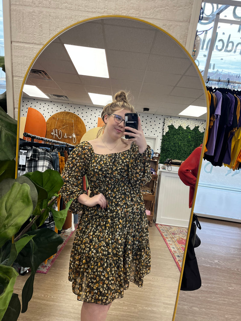 Petal Cascade Dress