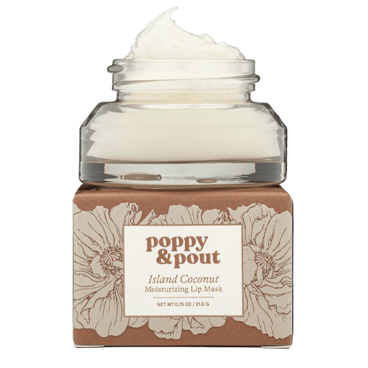 Poppy & Pout Original Lip Mask : Island Coconut
