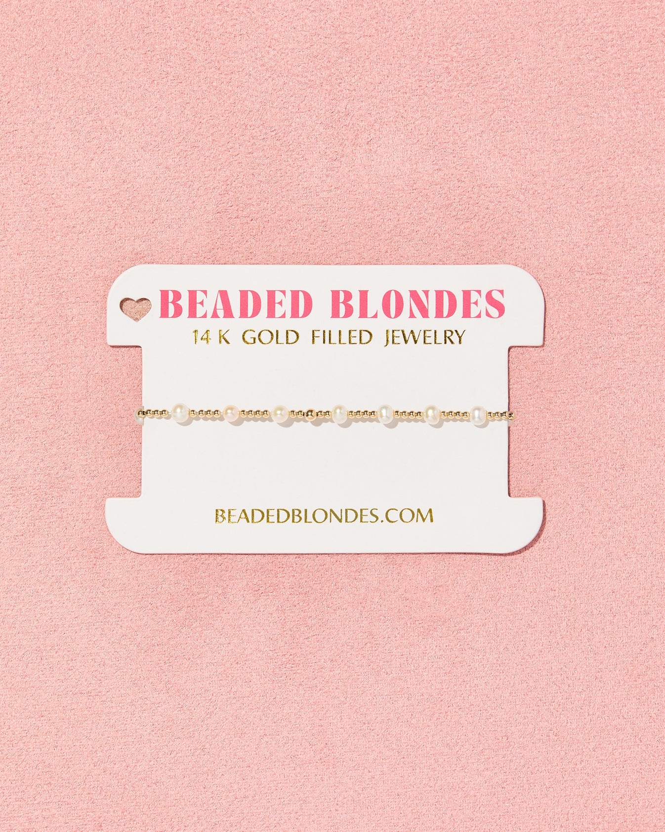 Beaded Blondes June Pearl Bracelet