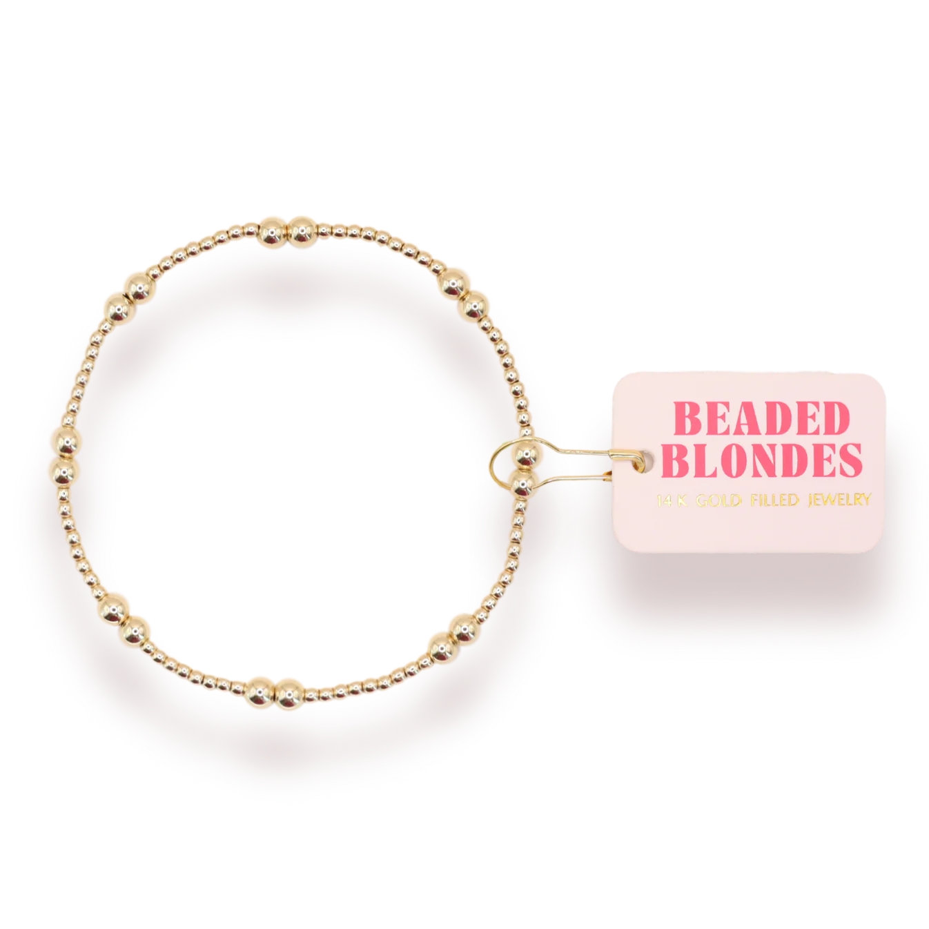 Beaded Blondes Leah Gold Bracelet
