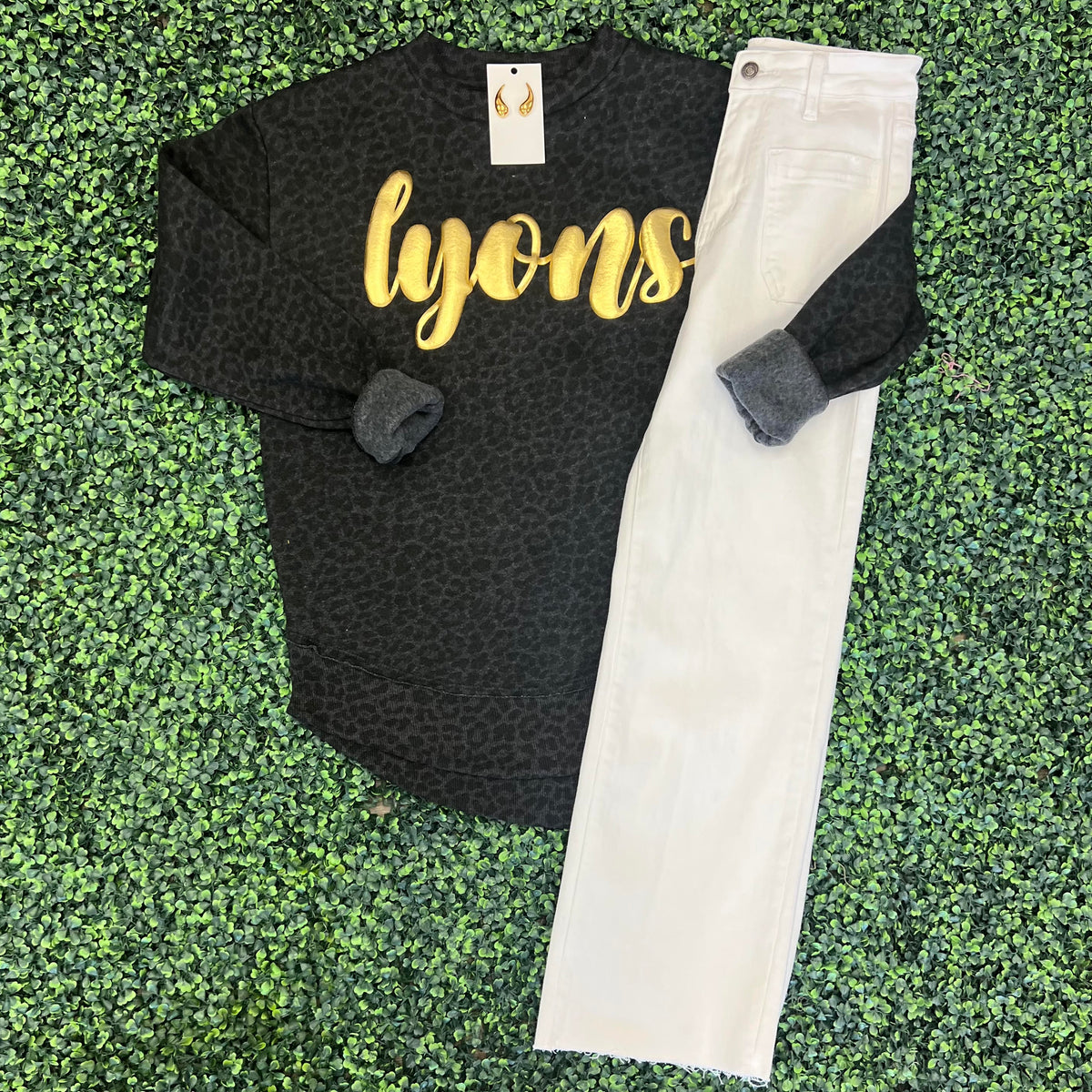 Leopard Lyons Crewneck