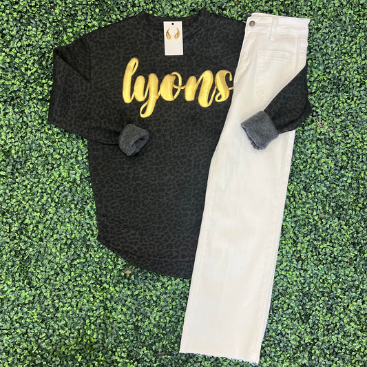 Leopard Lyons Crewneck
