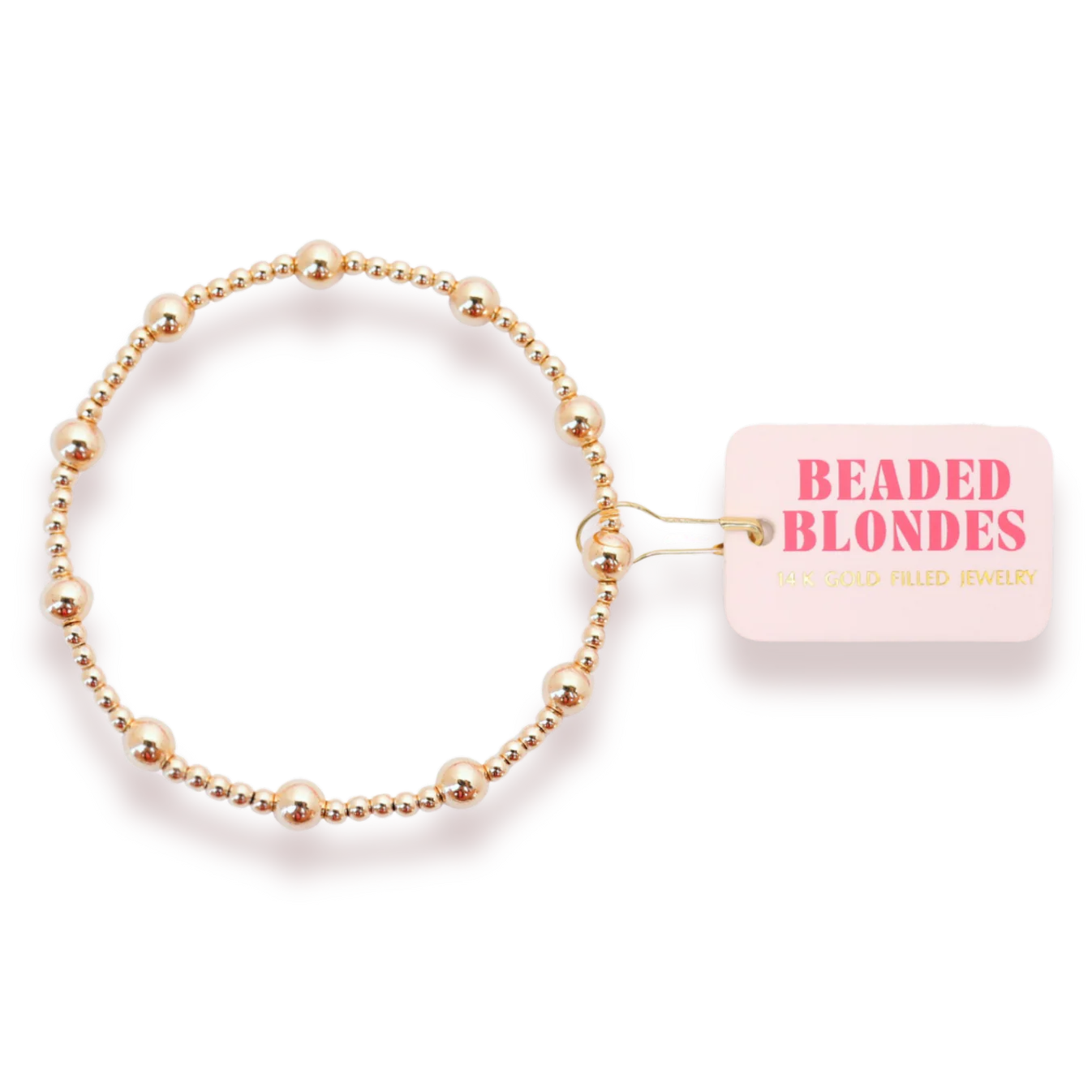 Beaded Blondes Lively Gold Extended Bracelet