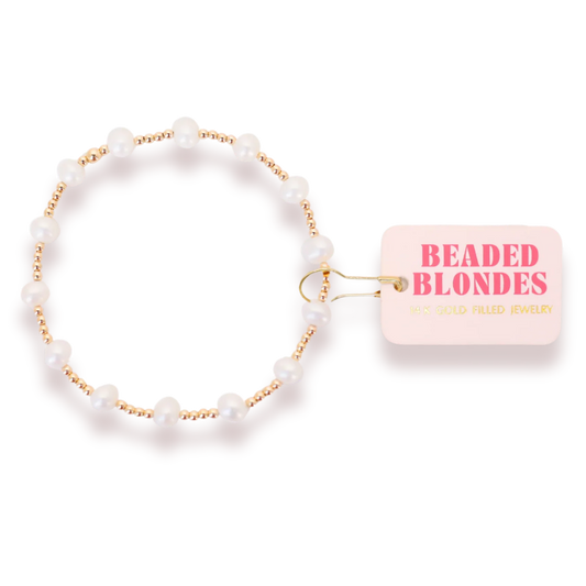 Beaded Blondes Lolo Gold  Bracelet