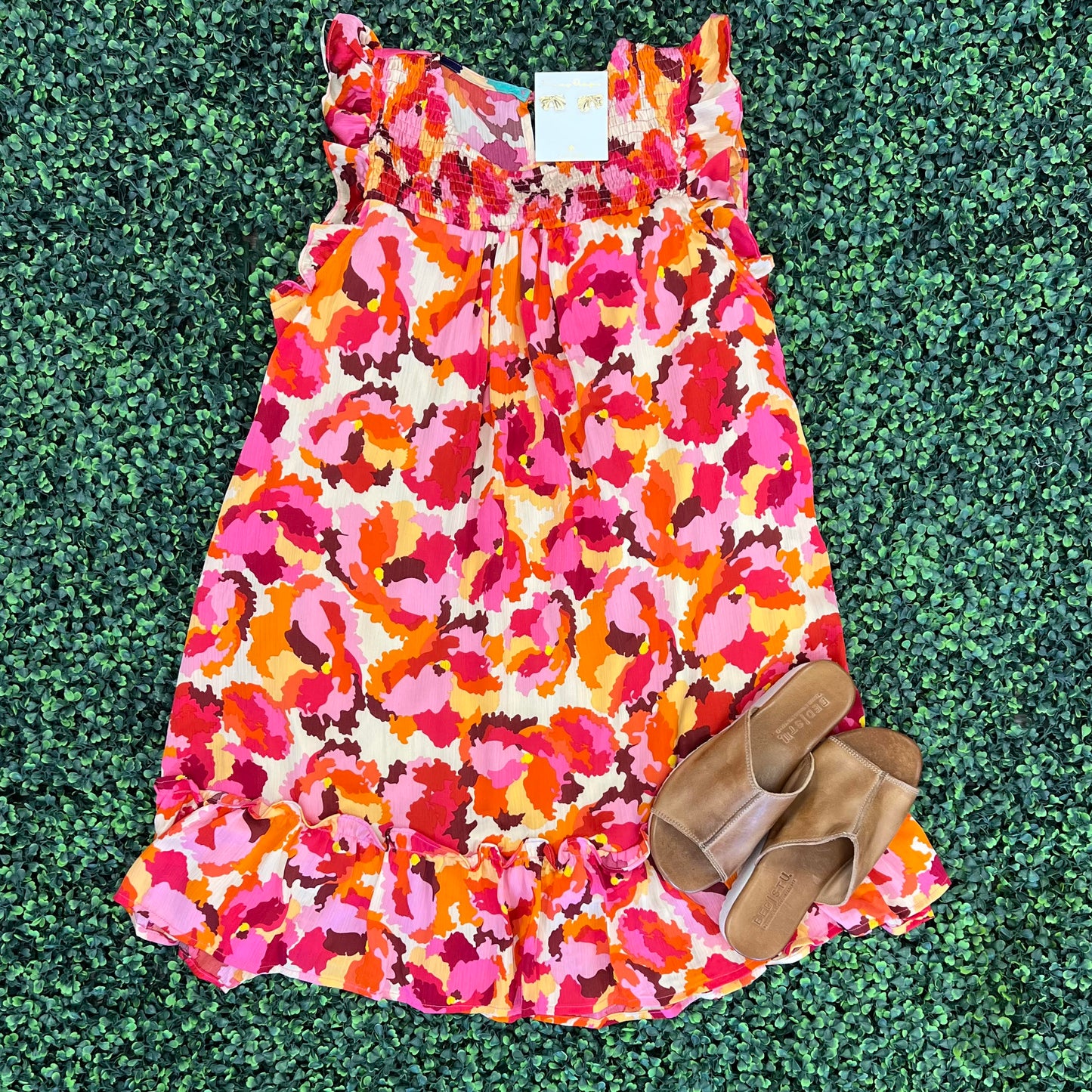 Multi Color Floral Dress