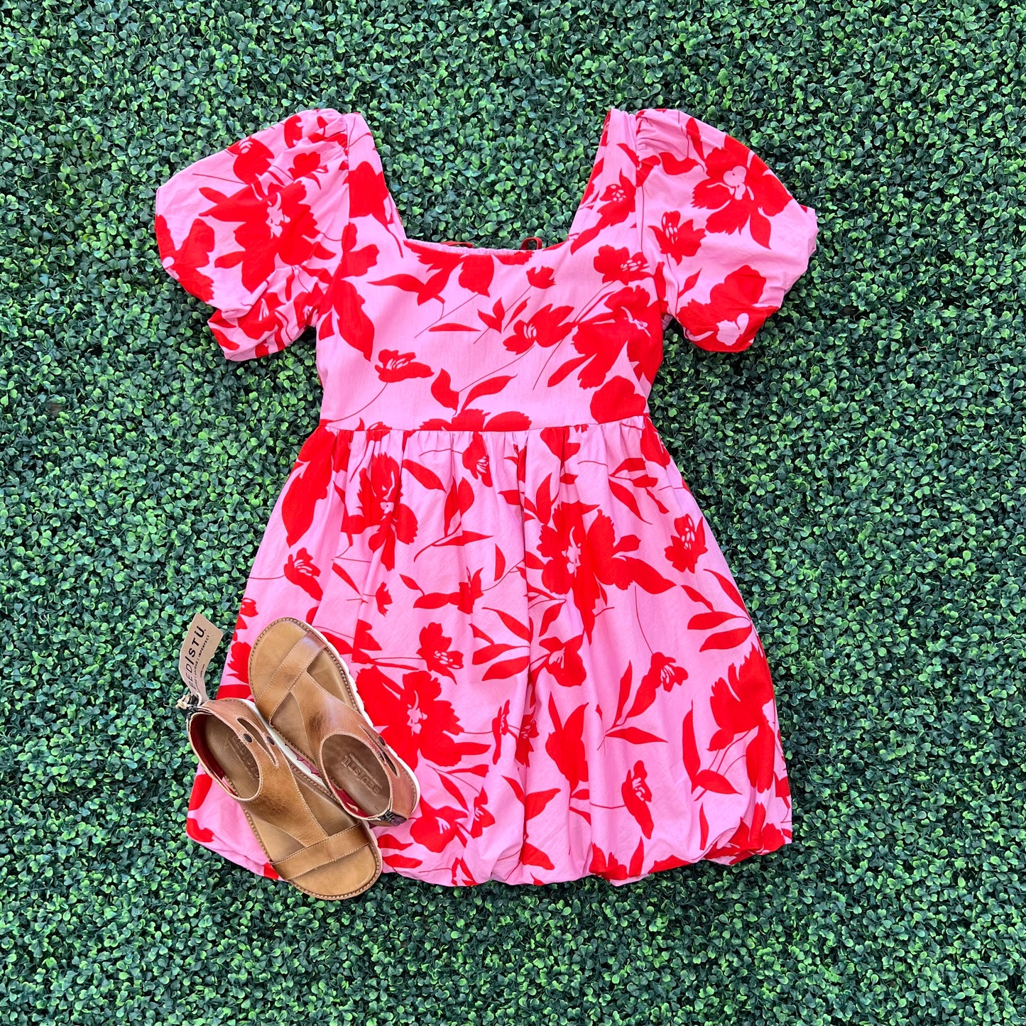 Pink Floral Dress