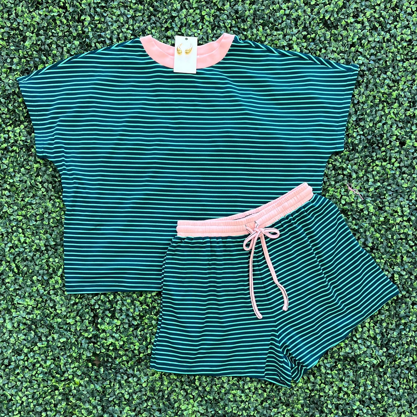 Striped Lux Set Shorts