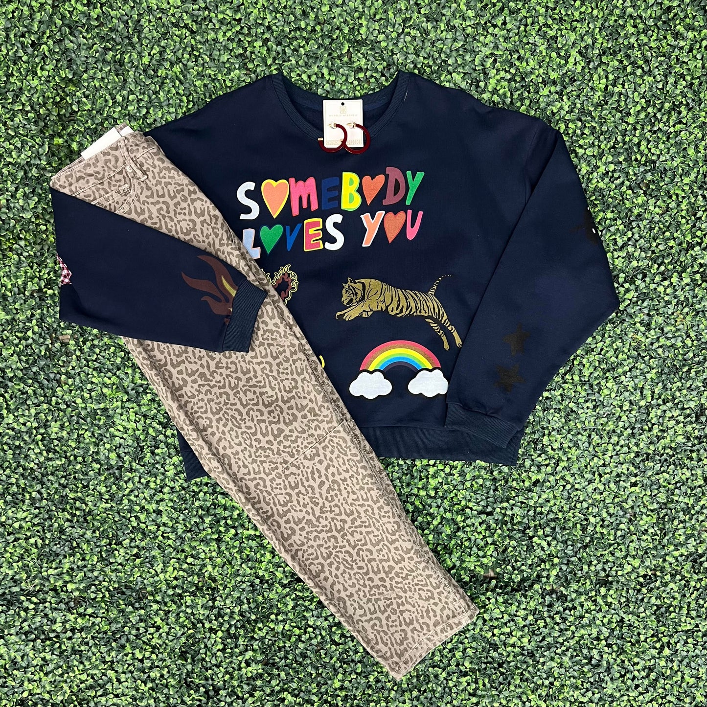 Mica HR Straight Tummy Tuck Animal Print